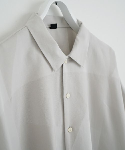 VU ヴウ geometric dolman shirt  [ash×gray］幾何学ドルマンシャツ vu-s24-s02