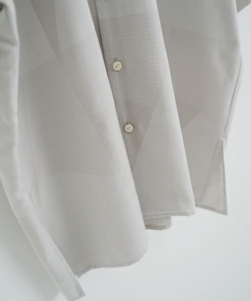 VU ヴウ geometric dolman shirt  [ash×gray］幾何学ドルマンシャツ vu-s24-s02