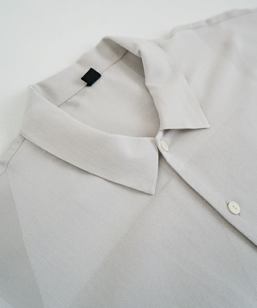 VU ヴウ geometric dolman shirt  [ash×gray］幾何学ドルマンシャツ vu-s24-s02