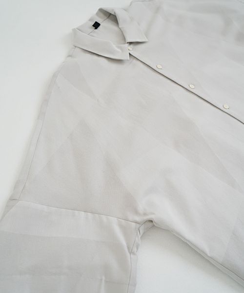 VU ヴウ geometric dolman shirt  [ash×gray］幾何学ドルマンシャツ vu-s24-s02