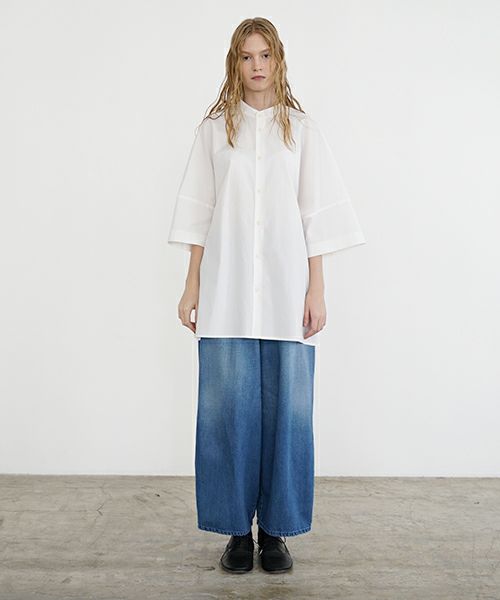 VU ヴウ stand collar dolman shirt  [OFF WHITE］スタンドカラードルマンシャツ vu-s24-s06