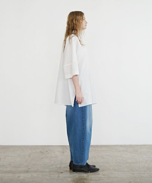VU ヴウ stand collar dolman shirt  [OFF WHITE］スタンドカラードルマンシャツ vu-s24-s06