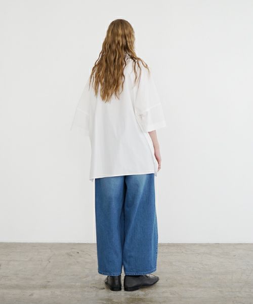 VU ヴウ stand collar dolman shirt  [OFF WHITE］スタンドカラードルマンシャツ vu-s24-s06