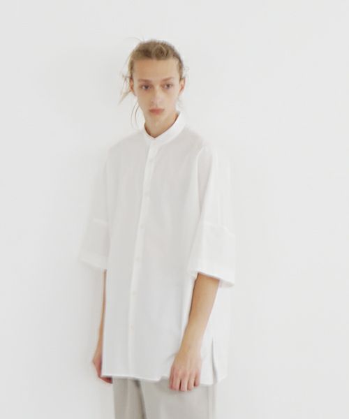 VU ヴウ stand collar dolman shirt  [OFF WHITE］スタンドカラードルマンシャツ vu-s24-s06