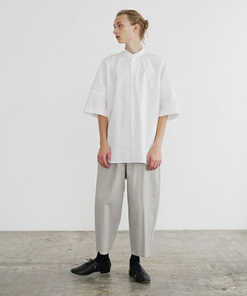 VU ヴウ stand collar dolman shirt  [OFF WHITE］スタンドカラードルマンシャツ vu-s24-s06