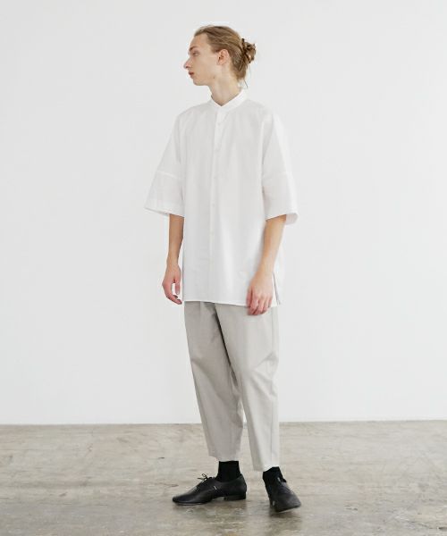 VU ヴウ stand collar dolman shirt  [OFF WHITE］スタンドカラードルマンシャツ vu-s24-s06