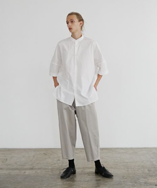 VU ヴウ stand collar dolman shirt  [OFF WHITE］スタンドカラードルマンシャツ vu-s24-s06