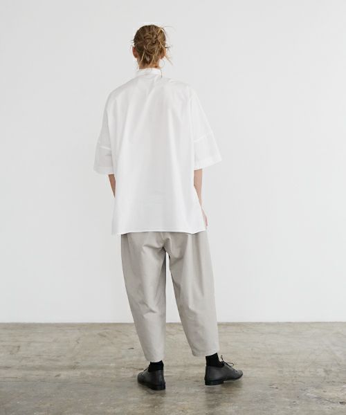 VU ヴウ stand collar dolman shirt  [OFF WHITE］スタンドカラードルマンシャツ vu-s24-s06
