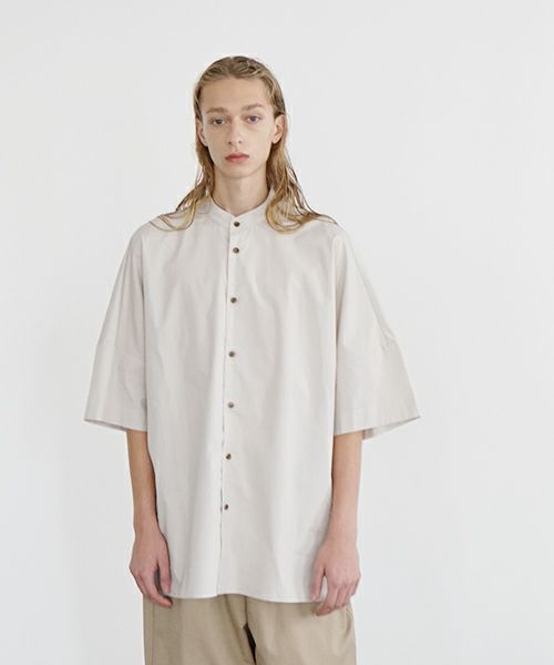VU ヴウ stand collar dolman shirt  [OFF BEIGE］スタンドカラードルマンシャツ vu-s24-s06