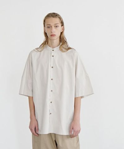 stand collar dolman shirt  [OFF BEIGE］スタンドカラードルマンシャツ vu-s24-s06