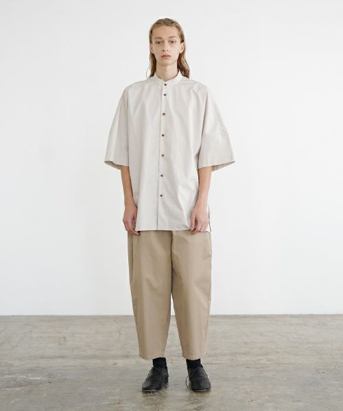 VU ヴウ stand collar dolman shirt  [OFF BEIGE］スタンドカラードルマンシャツ vu-s24-s06