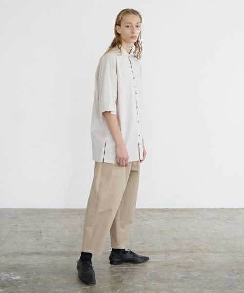 VU ヴウ stand collar dolman shirt  [OFF BEIGE］スタンドカラードルマンシャツ vu-s24-s06