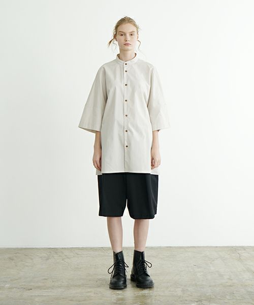 VU ヴウ stand collar dolman shirt  [OFF BEIGE］スタンドカラードルマンシャツ vu-s24-s06
