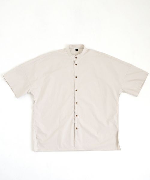 VU ヴウ stand collar dolman shirt  [OFF BEIGE］スタンドカラードルマンシャツ vu-s24-s06