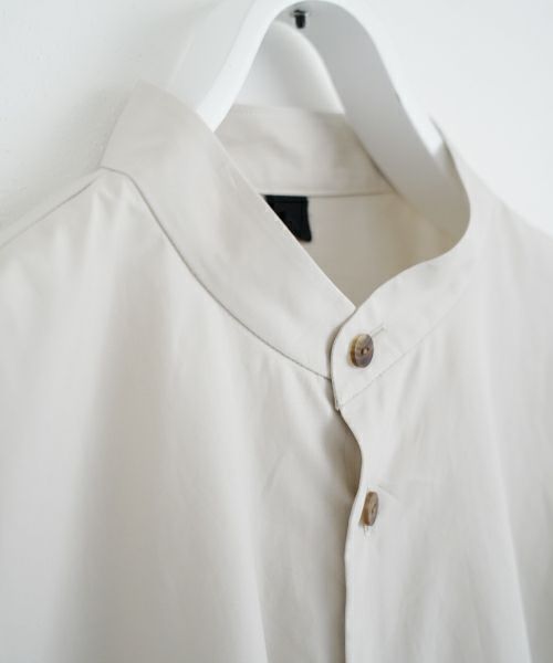 VU ヴウ stand collar dolman shirt  [OFF BEIGE］スタンドカラードルマンシャツ vu-s24-s06