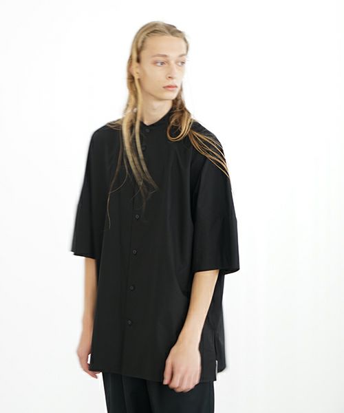 VU ヴウ stand collar dolman shirt  [BLACK］スタンドカラードルマンシャツ vu-s24-s06