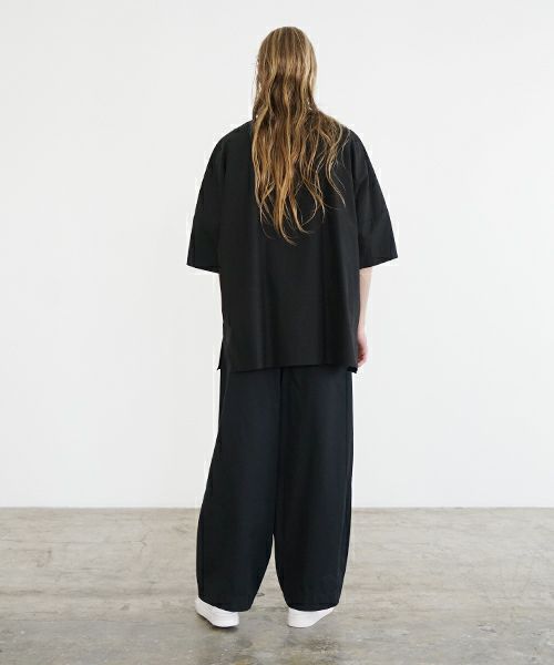 VU ヴウ stand collar dolman shirt  [BLACK］スタンドカラードルマンシャツ vu-s24-s06