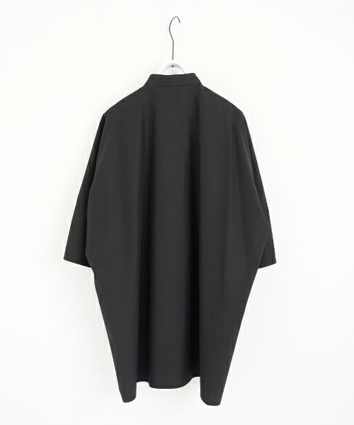 VU ヴウ stand collar dolman shirt  [BLACK］スタンドカラードルマンシャツ vu-s24-s06