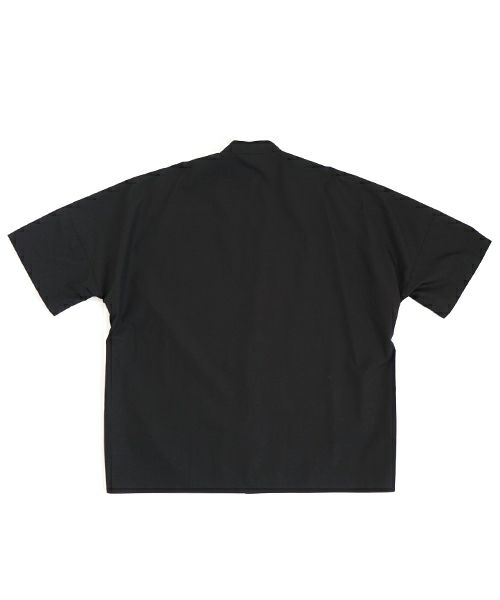 VU ヴウ stand collar dolman shirt  [BLACK］スタンドカラードルマンシャツ vu-s24-s06