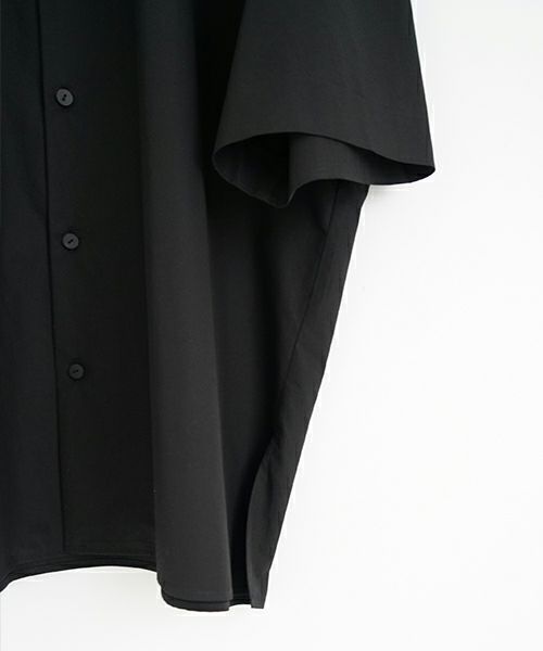VU ヴウ stand collar dolman shirt  [BLACK］スタンドカラードルマンシャツ vu-s24-s06