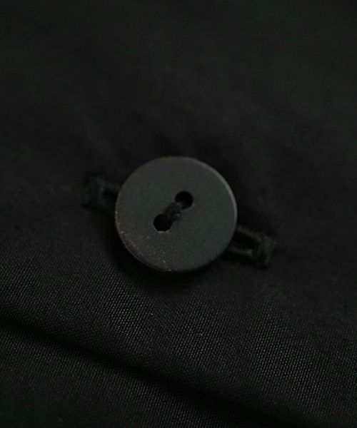 VU ヴウ stand collar dolman shirt  [BLACK］スタンドカラードルマンシャツ vu-s24-s06