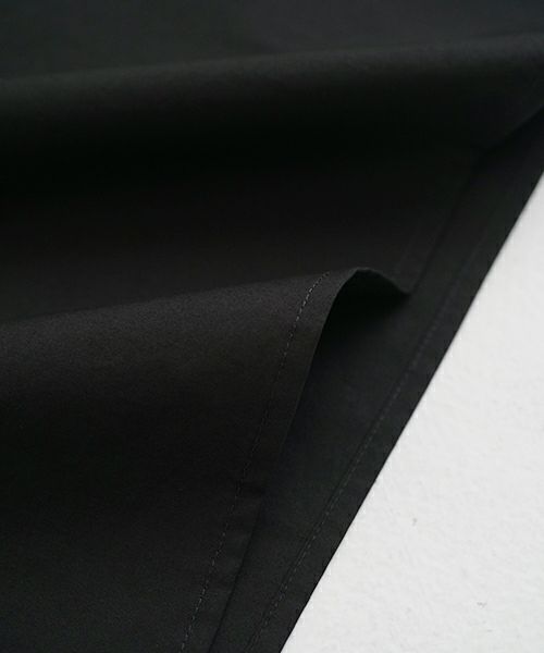 VU ヴウ stand collar dolman shirt  [BLACK］スタンドカラードルマンシャツ vu-s24-s06