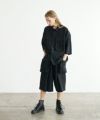 VU ヴウ flight short sleeve shirt  [BLACK］フライト半袖シャツ vu-s24-s03