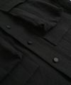 VU ヴウ flight short sleeve shirt  [BLACK］フライト半袖シャツ vu-s24-s03