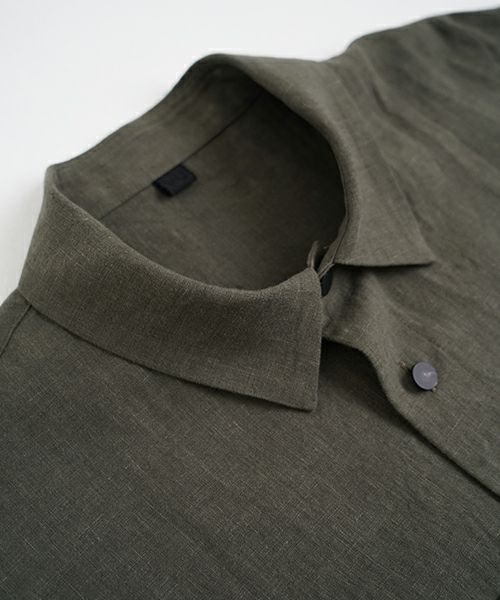 VU ヴウ flight short sleeve shirt  [DARK KHAKI］フライト半袖シャツ vu-s24-s03