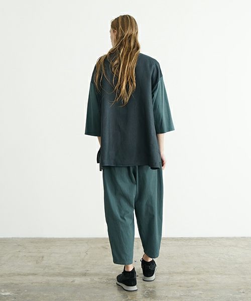 VU ヴウ dyed combination pullover  [DARK GRAY］染コンビネーションプルオーバー vu-s24-s05