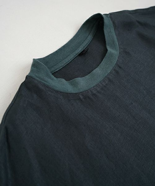 VU ヴウ dyed combination pullover  [DARK GRAY］染コンビネーションプルオーバー vu-s24-s05