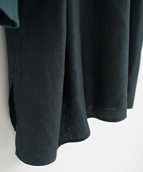 VU ヴウ dyed combination pullover  [DARK GRAY］染コンビネーションプルオーバー vu-s24-s05