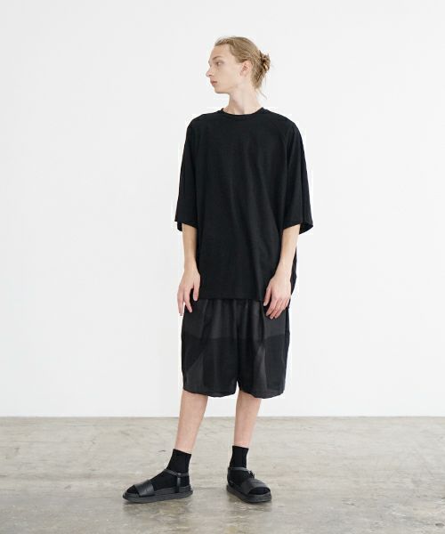 VU ヴウ ballon t-shirt  [BLACK］バルーンTシャツ vu-s24-t01