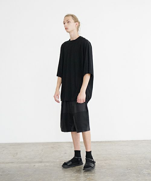 VU ヴウ ballon t-shirt  [BLACK］バルーンTシャツ vu-s24-t01