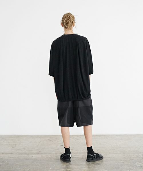 VU ヴウ ballon t-shirt  [BLACK］バルーンTシャツ vu-s24-t01