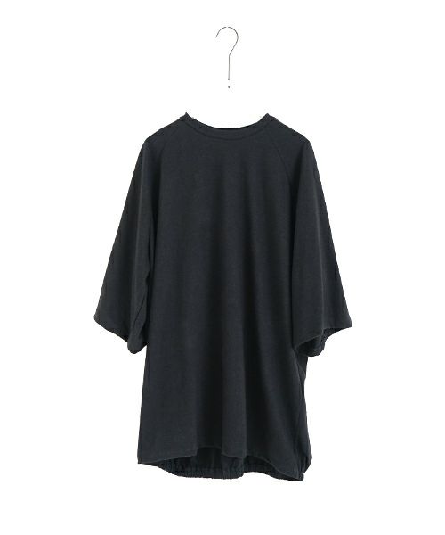 VU ヴウ ballon t-shirt  [BLACK］バルーンTシャツ vu-s24-t01