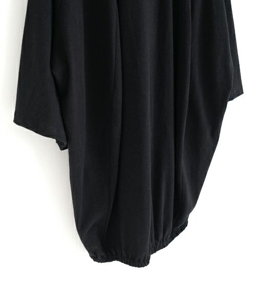 VU ヴウ ballon t-shirt  [BLACK］バルーンTシャツ vu-s24-t01