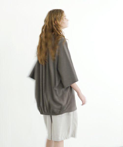 VU ヴウ ballon t-shirt  [CHARCOAL］バルーンTシャツ vu-s24-t01