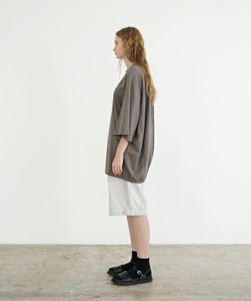 VU ヴウ ballon t-shirt  [CHARCOAL］バルーンTシャツ vu-s24-t01