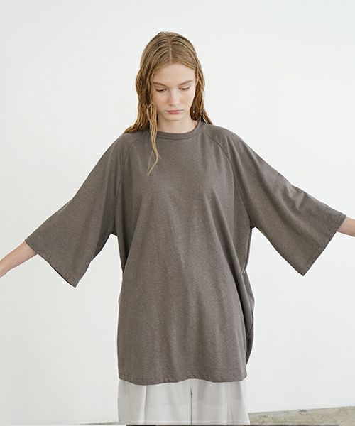 VU ヴウ ballon t-shirt  [CHARCOAL］バルーンTシャツ vu-s24-t01