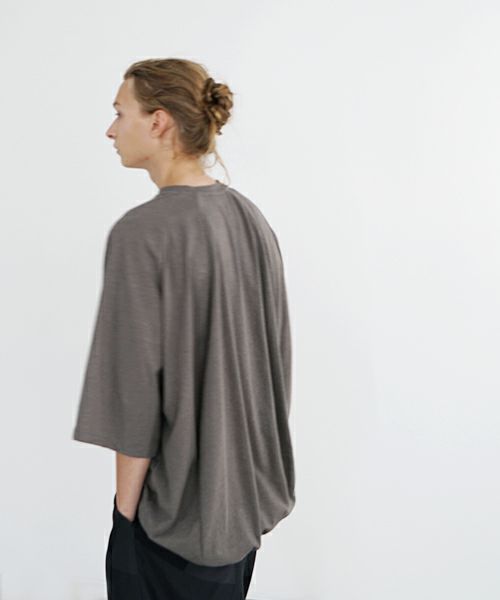 VU ヴウ ballon t-shirt  [CHARCOAL］バルーンTシャツ vu-s24-t01