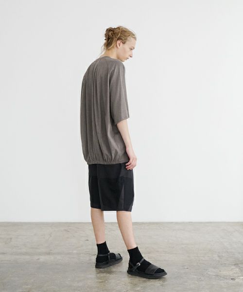 VU ヴウ ballon t-shirt  [CHARCOAL］バルーンTシャツ vu-s24-t01