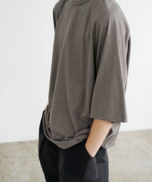VU ヴウ ballon t-shirt  [CHARCOAL］バルーンTシャツ vu-s24-t01