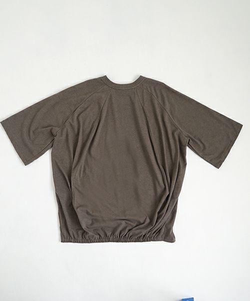 VU ヴウ ballon t-shirt  [CHARCOAL］バルーンTシャツ vu-s24-t01