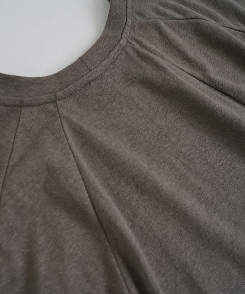 VU ヴウ ballon t-shirt  [CHARCOAL］バルーンTシャツ vu-s24-t01