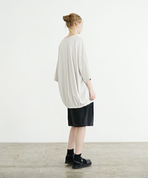 VU ヴウ ballon t-shirt  [CHALK］バルーンTシャツ vu-s24-t01