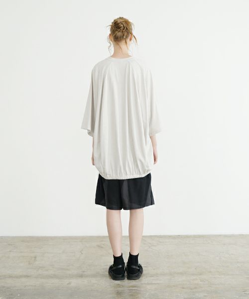 VU ヴウ ballon t-shirt  [CHALK］バルーンTシャツ vu-s24-t01