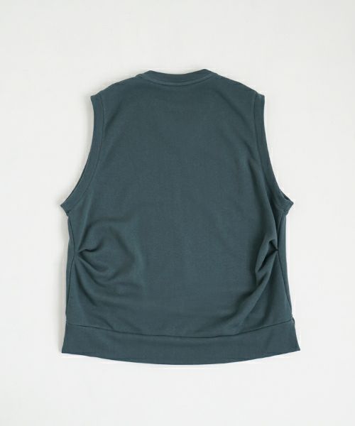 VU ヴウ v vest  [BLACK］Vネックベスト vu-s24-t02