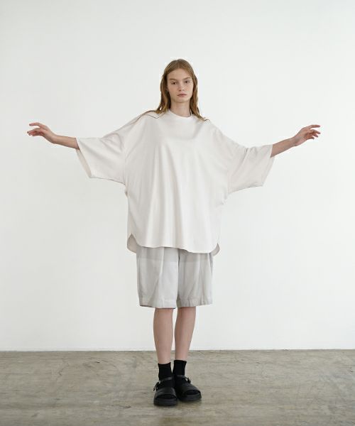 VU ヴウ basic t-shirt [LIGHT BEIGE］ベーシックＴシャツ vu-s24-t03