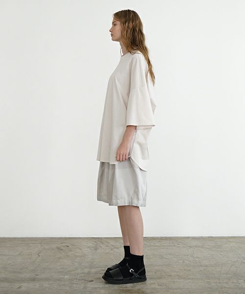 VU ヴウ basic t-shirt [LIGHT BEIGE］ベーシックＴシャツ vu-s24-t03